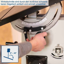 Load image into Gallery viewer, Scheppach BASA3 Bandsög 250V 800w 205mm