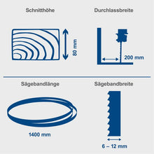 Load image into Gallery viewer, Bandsög HBS30 Scheppach