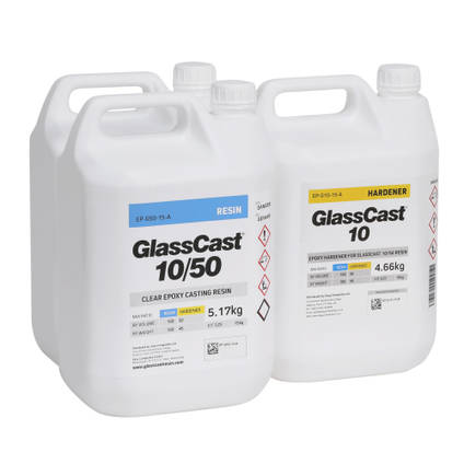 GlassCast 10 15,0 Kg Tært Epoxy resin