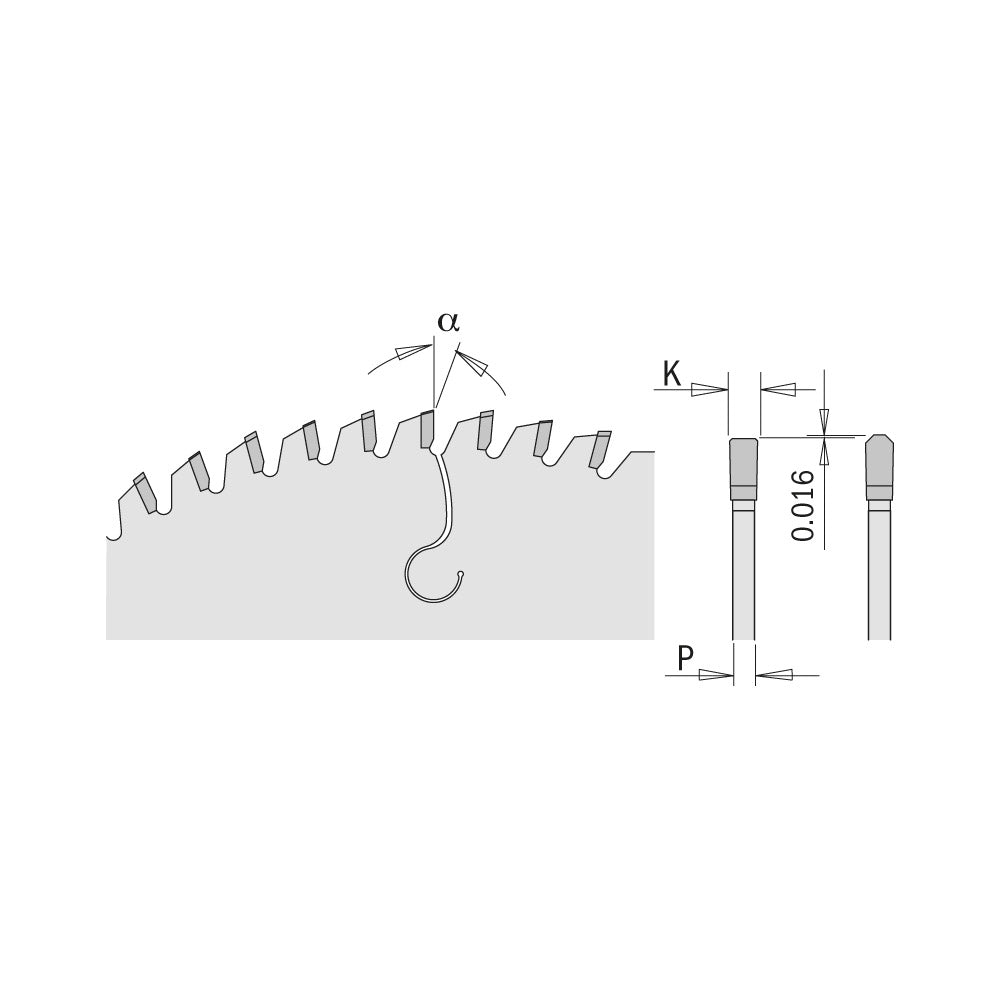 Sagarblað 160x2,2x20 Z48 MHWG Corean