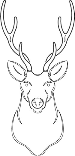 CARVER TEMPLATE DEER