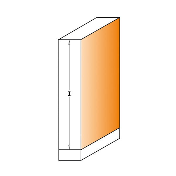 Fræsitönn S=12m 12,7x50,8x114mm