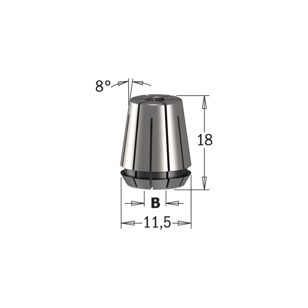 collet ER11 - 5.0mm