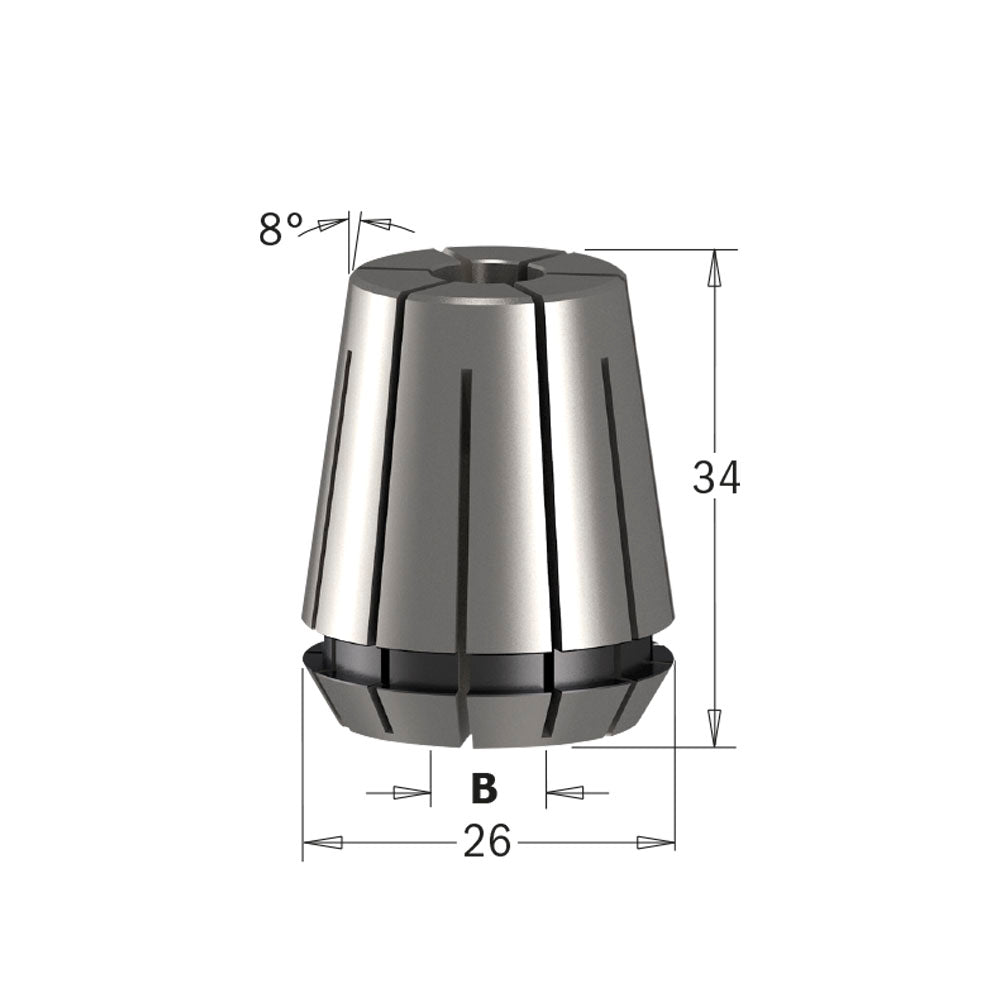 Collet ER25 04mm