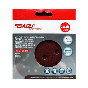 Sandpaper disc 125mm 100gr 5pcs Bosch