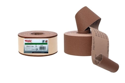 Sandpaper roll 100mmx50m100gr canvas
