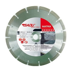 Diamond blade 125x22.23 Matrix