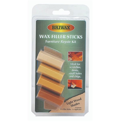 Wax filler sticks light wood
