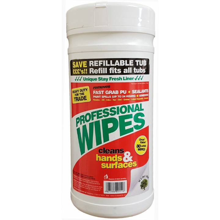 Wudcare prof.wipes 80 pcs