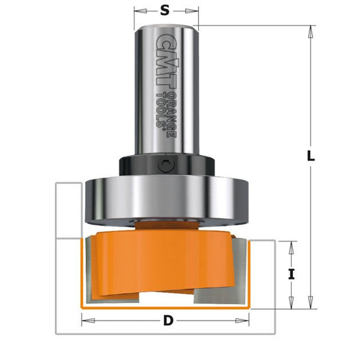 Milling tooth with bearing 1/4