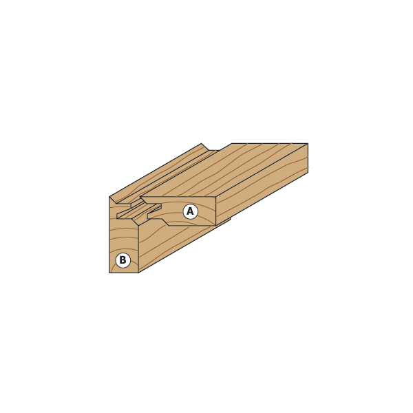 Fræsitönn S=12mm 70mm 45°