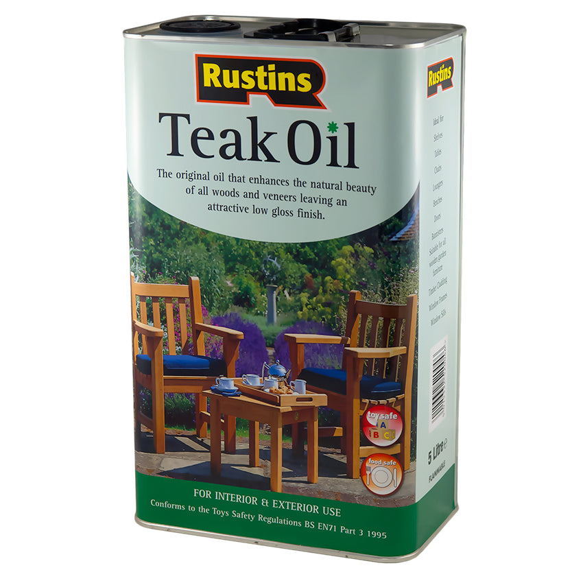 Teak Oil húsgagnaolía 5 lítrar