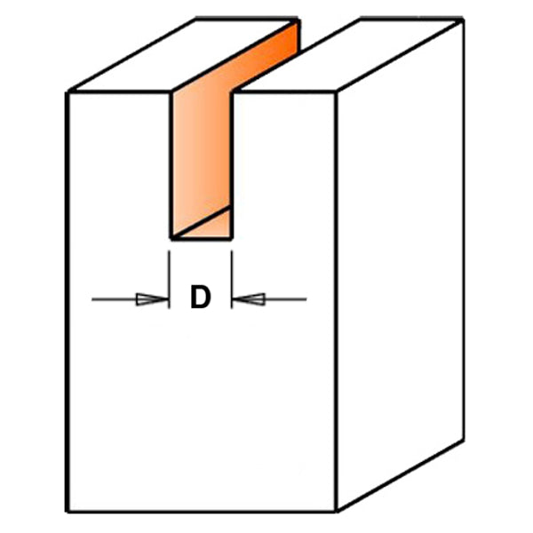 Ząb frezujący S=6mm 3mm podwójny 