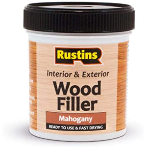 Rustins wood filler Mahogany 250ml