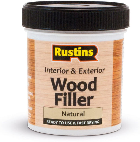 Rustins wood filler natural 250ml