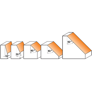 Fræsitönn S=8mm 31,7mm 45°