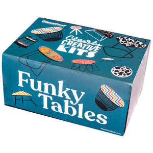 Resín Funky Table Kit - Cow print