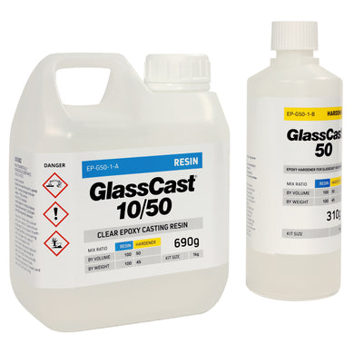 GlassCast 10 01Kg Tært Epoxy resin