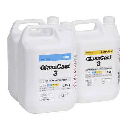 GlassCast 3 15,0Kg Tært Epoxy resin kit