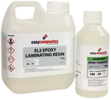 EL2 Epoxy Laminating resin Fast/slow 1Kg