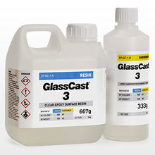Load image into Gallery viewer, GlassCast 3 01Kg Tært Epoxy resin kit V2