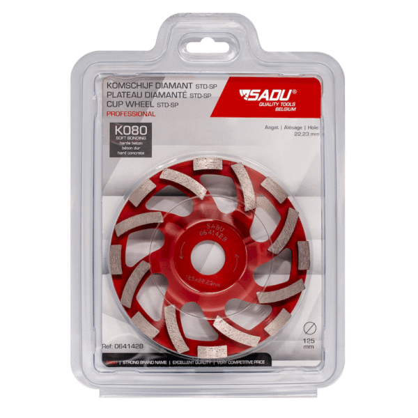 Slípibolli 125mm K080