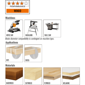 Sagarblað 250x30 Z48 Fine Cutoff
