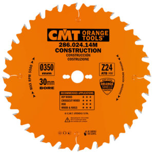 Sagarblað 350x30 Z24 Byggingablað