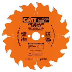 Sagarblað 160x20 Z12 Ristiblað