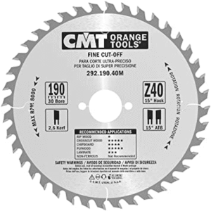 Sagarblað 190x30 Z40 Fine Cutt CMT