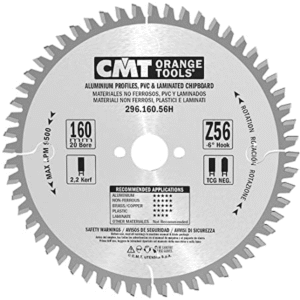 Sagarblað 160x20 Z56 TCG 2,2 -6° Ál fíns