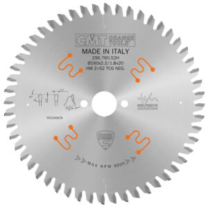 Sagarblað 160x20 Z52 TCG -5° 2,2 ORCR