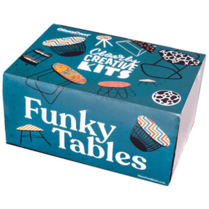 Resín Funky Table Kit - Cow print