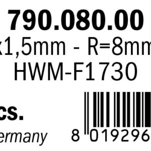 Hnífur í Skiptitönn R8  24x12x1,5mm