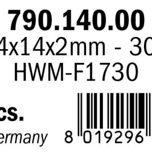Hnífur í Skiptitönn 14x14x2mm 1