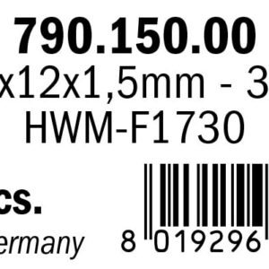 Skiptihnífur í  15x12x1,5mm