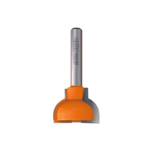 Fræsitönn S=1/4" D25x19 R10 Roundove