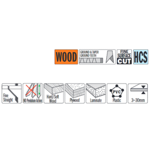 Stingsagarblöð 5st fine cut 3-30mm 2