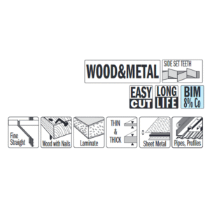 Stingsagarblöð 5st f.tré