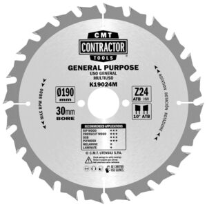 Sagarblað 190x30 Z24 Contractor