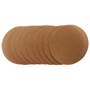 Sandpappír skífa net 75mm 180Gr 10stk