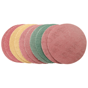 Sandpappír skífa net 75mm Bland 10stk
