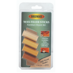 Wax filler sticks light wood