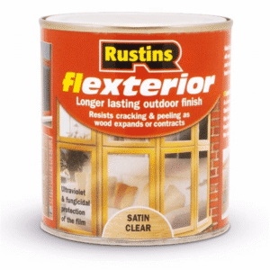 Rustins flexterior satin dark oak 500ml