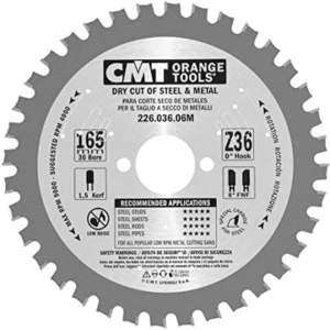 Sagarblað 165x30 Z36 Fyrir stál 1,2/1,6