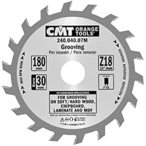 Sagarblað 180x30 Z18 4mm Dadoblað