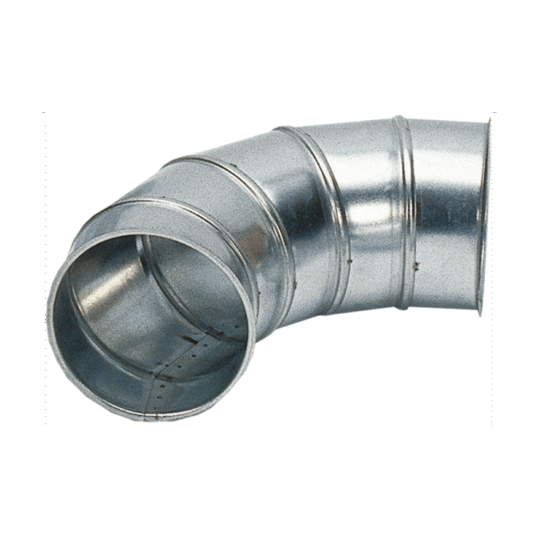 Vinkilbeyja 90° með flans 120mm