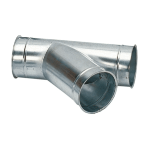 Rör m flans Y 3 úrtök 45°  120mm