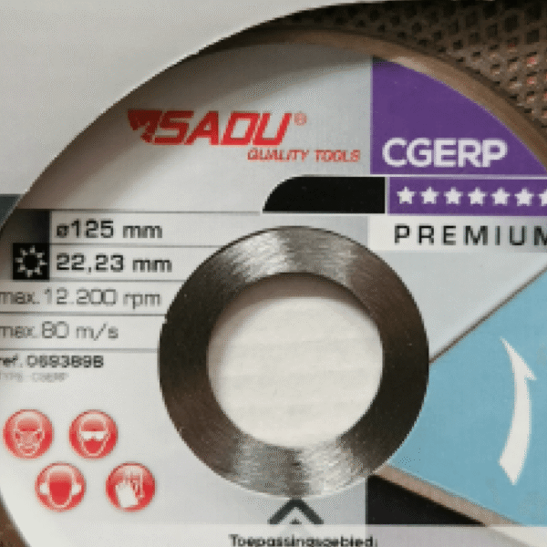 Sadu skurðar/slípi diskur 125mm