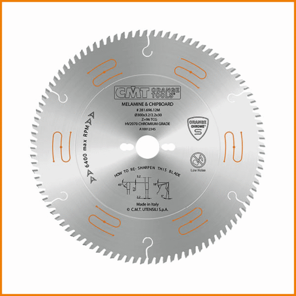 SS sagarblað Chrom-Vanadium 180x30 zC